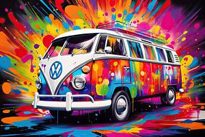 Volkswagen hippie bus by Imagine