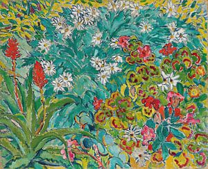 Louis Valtat  - Blumenbeet (1906)