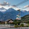 Bietschhorn met kabelbaan op de voorgrond van Ad Van Koppen Fotografie