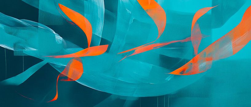 Farbenspiele der Leichtigkeit von Poster Art Shop