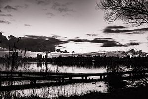 Comme une brave nuit d'été en hiver n°1 (en noir et blanc)