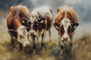 Kühe auf der Wiese