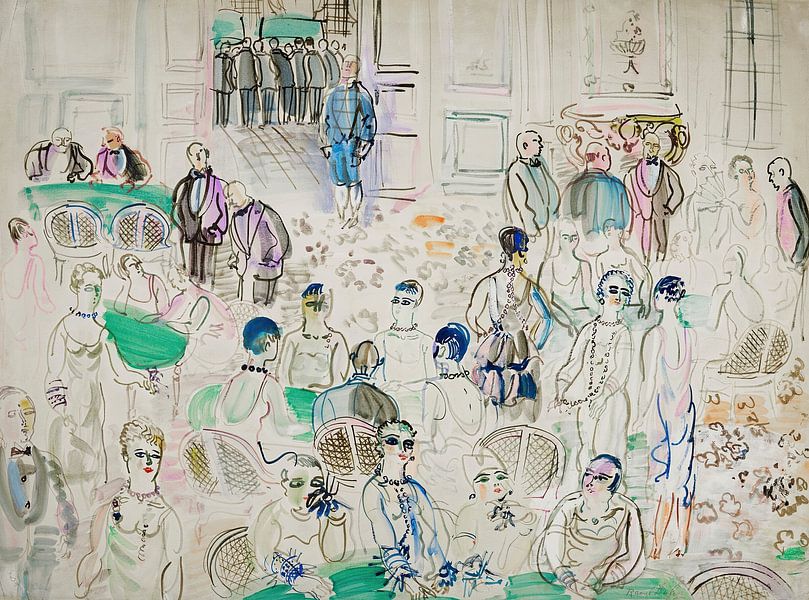 Raoul Dufy - In the casino (ca. 1925) by Peter Balan