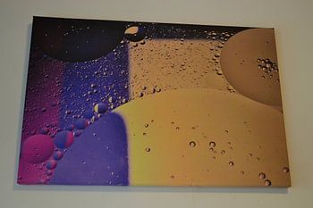 Druppels in glas  met ijs