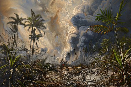 schilderachtig japans kunstwerk