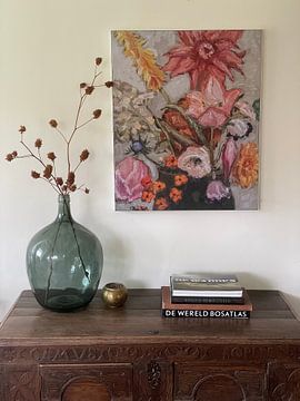 Klantfoto: Veldboeket met tulpen van Tanja Koelemij
