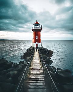 Leuchtturm an der Nordsee