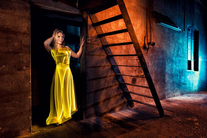 Lightpainting fashion by Liesbeth van Asselt