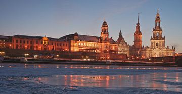 Dresden im Winter von Gunter Kirsch
