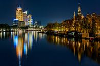 Reflections on the Amstel River in Amsterdam by Anton de Zeeuw thumbnail
