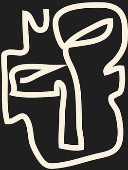 Abstrakte Linien- und Flächenkunst
