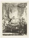 Le Christ dans Emmaüs : vue d'ensemble, Rembrandt van Rijn par Ed z'n Schets Aperçu