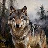 Wildtiere – Ungezähmte Anmut – Wolf 3 von Johannas Art Creations