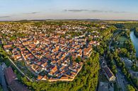 Luchtfoto Marbach am Neckar Oude Stad Panorama van Christoph Hermann thumbnail