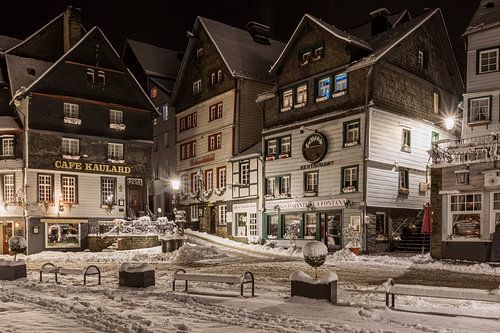 Monschau im Winter.