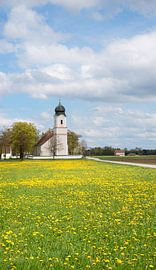 paysage rural Hohenkirchen, église St Leonhard, haute Baviere sur SusaZoom