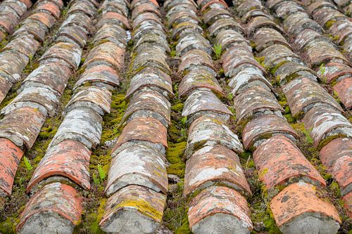 Oude dakpannen