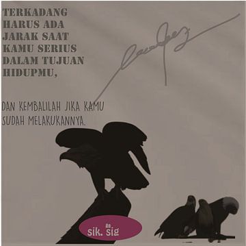Indonesische Kunstmotivation von sik.sig von SIK SIG