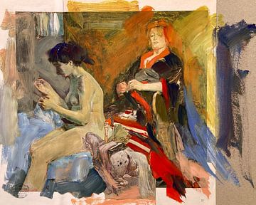 Nach dem Nähen ist es gut, sich auszuruhen. von Nop Briex