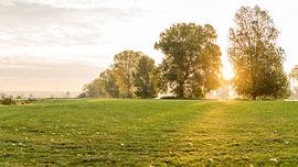 Heumen, zonsopkomst in de herfst van Hans van Wijk