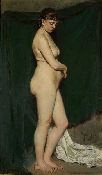 Anders Zorn - Modelstudie (1879) van Peter Balan