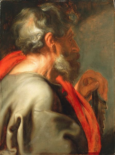 De apostel Simon, Anthony van Dyck.... van Meesterlijcke Meesters