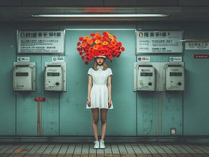 Blumen in ihrem Haar