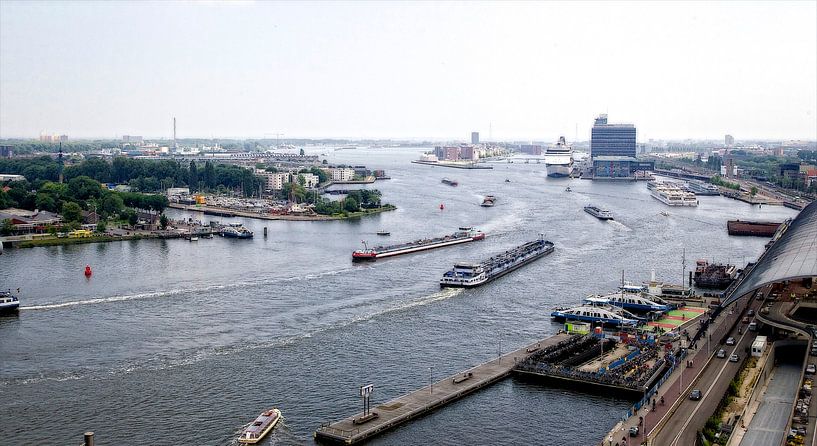 Amsterdam "Scheepvaart op het IJ" by Reinder Weidijk