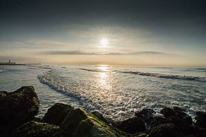 Wunderschöner Sonnenuntergang am Strand