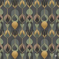 Seamless Pattern Retro Geometric – Modern Abstract Wallpaper & Textile