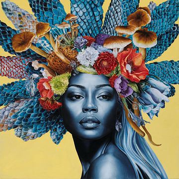 Jaune - Beige - Nature, beauté Portraits féminins 04