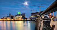 Avondfoto aan de Maas in Rotterdam Zuid van Atelier van Saskia thumbnail