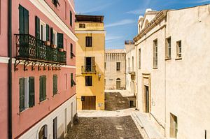 PIazzo Molo, vlakbij de haven van Alghero, Sardinië