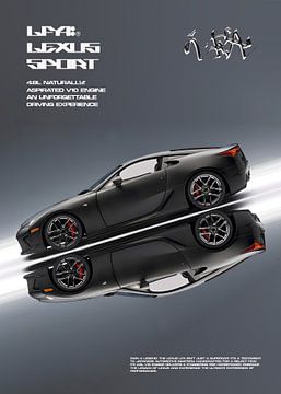 Lexus LFA Poster van Ali Firdaus