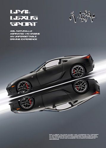 Lexus LFA Poster