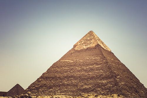 Piramides van Gizeh Foto Canvas – Egypte Wanddecoratie Acrylglas 05