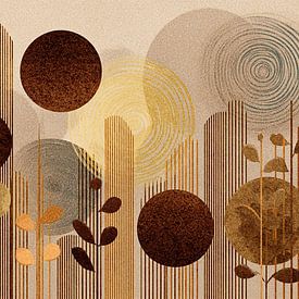 Erde Vibes von ARTEO Gemälde