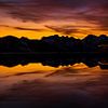 Sonnenuntergang auf dem Nufenenpass - Tessin / Wallis - Schweiz von Felina Photography