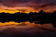 Zonsondergang op de Nufenenpass - Ticino / Wallis - Zwitserland van Felina Photography thumbnail