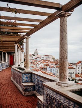 Aussichtspunkt in Lissabon von Dayenne van Peperstraten