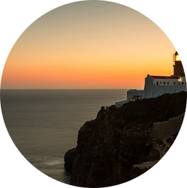 Cabo de São Vicente - Zonsondergang aan het einde van Europa in Portugal van Frank Herrmann