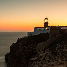 Cabo de São Vicente - Coucher de soleil au bout de l'Europe au Portugal sur Frank Herrmann