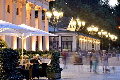 Baden-Baden, Kurhaus in the evening