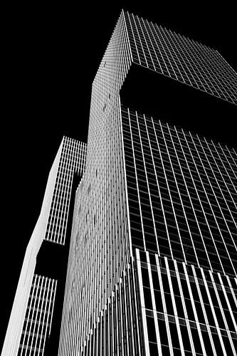 Rotterdam Architectuur in zwartwit. De Rotterdam van Rem Koolhaas