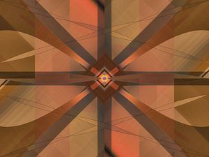 Abstrakt Geometrisches Retro Muster 333
