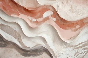 Wellen von Blush und Terra