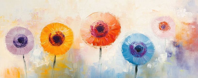 Bloemencanvas van De Mooiste Kunst