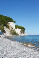 Krijtkust, Strand , Nationaal Park Jasmund, Sassnitz, R�geneiland, Mecklenburg-Voor-Pommeren, Duitsl