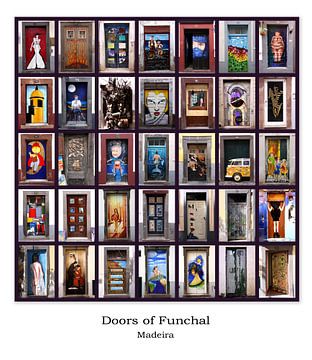 Doors of Funchal by Henk Langerak
