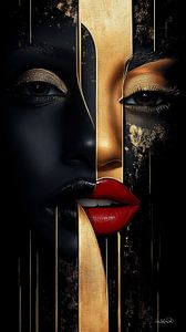gold - schwarz - rot